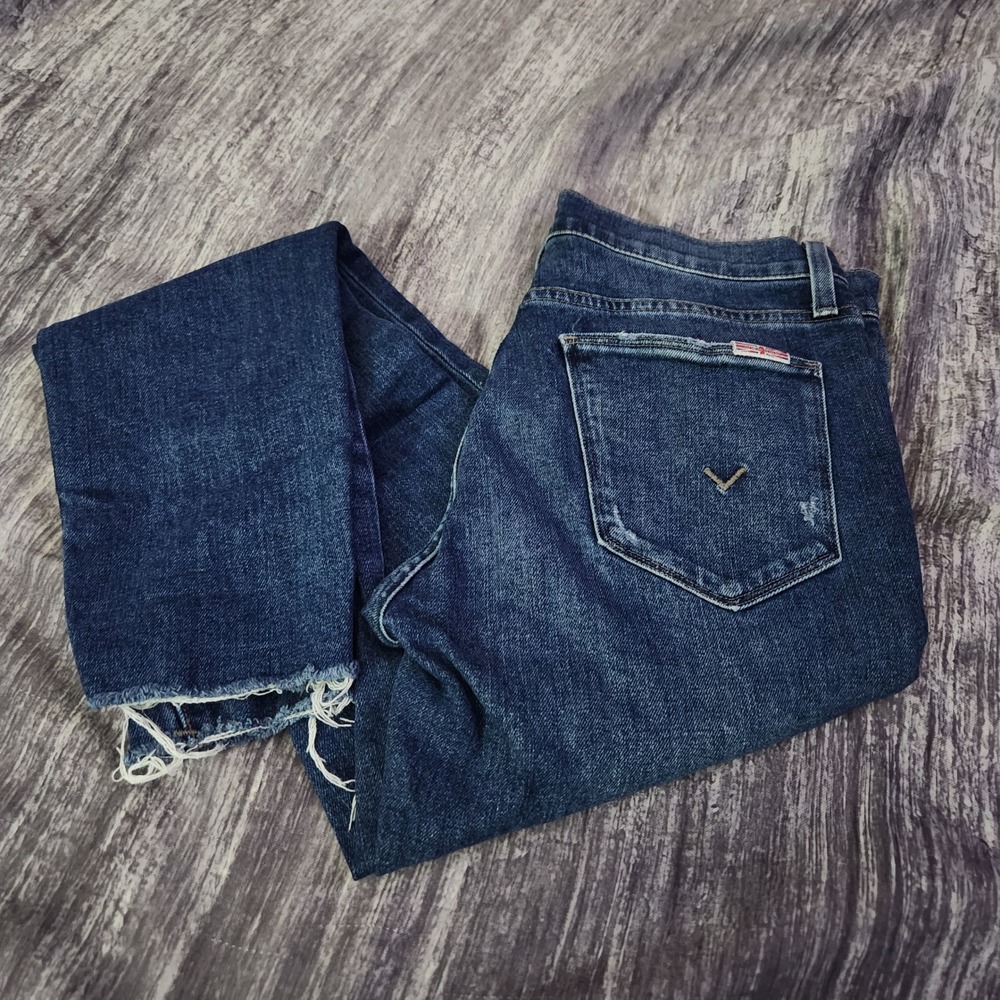 Hudson Blair High Rise Super Skinny‎ Ankle Jeans Distressed Women's
